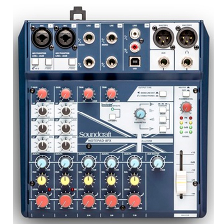 Soundcraft  Notepad-8FX  小型模拟调音台