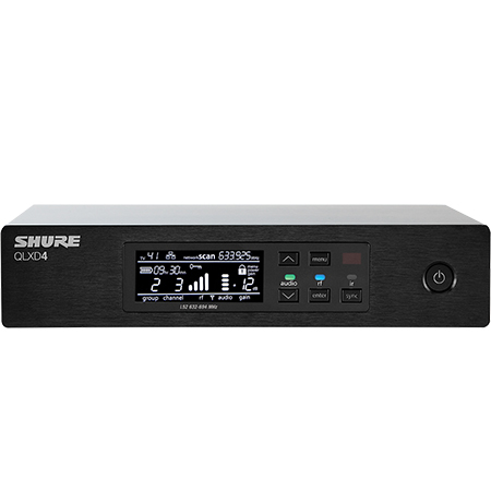 Shure   QLXD4  数字无线接收机
